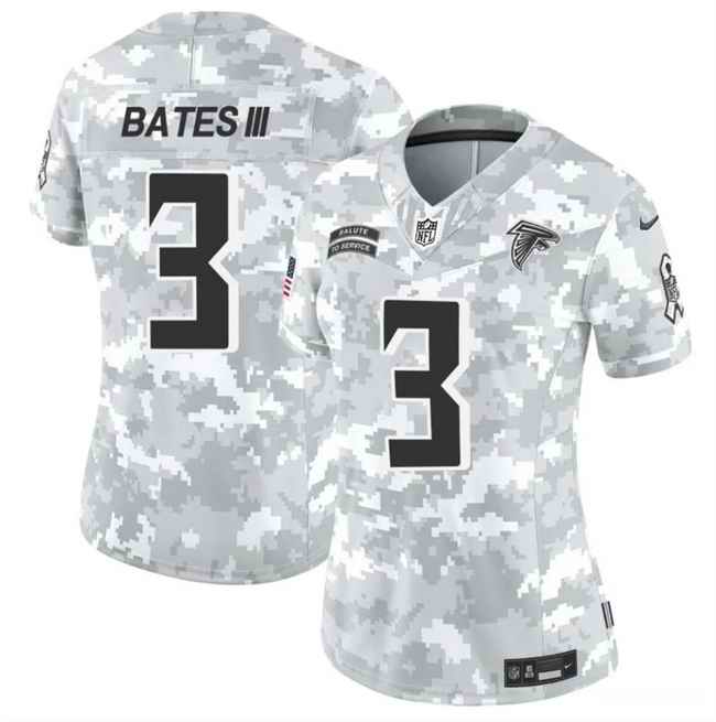 Women's Atlanta Falcons #3 Jessie Bates III 2024 F.U.S.E Arctic Camo Salute to Service Limited Stitched Football Jersey(Run Small)